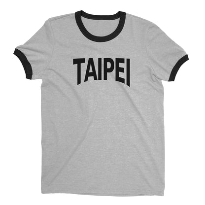 Taipei Ringer Tee — Heather Gray