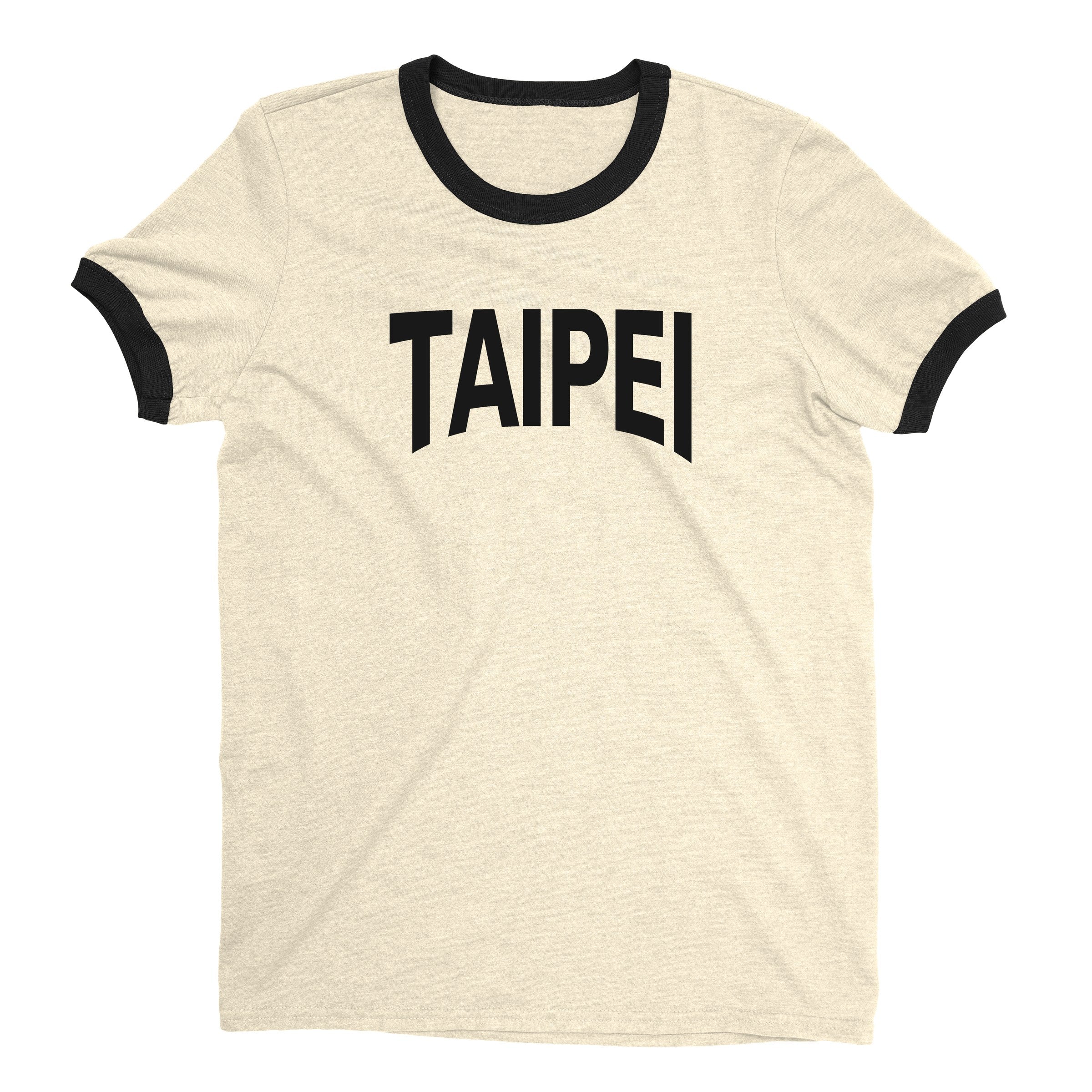 Taipei Ringer Tee — Natural