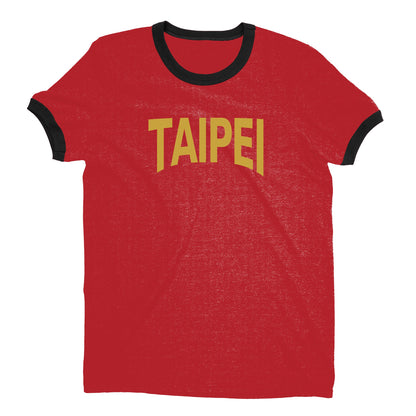 Taipei Ringer Tee — Red