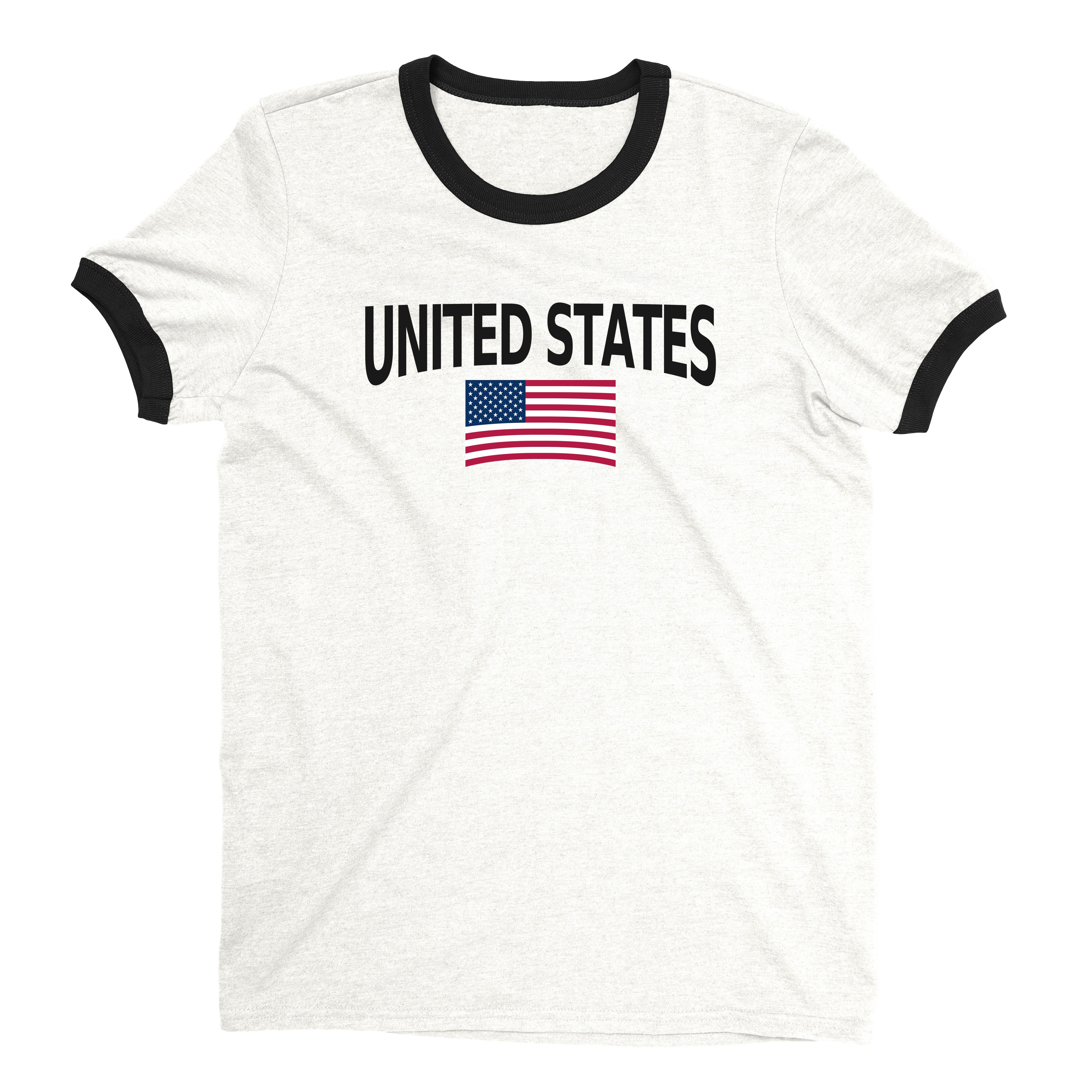 United States World Cup Ringer Tee Unisex T-Shirt -- NYC Factory
