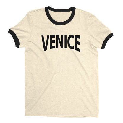 Venice Ringer Tee — Natural