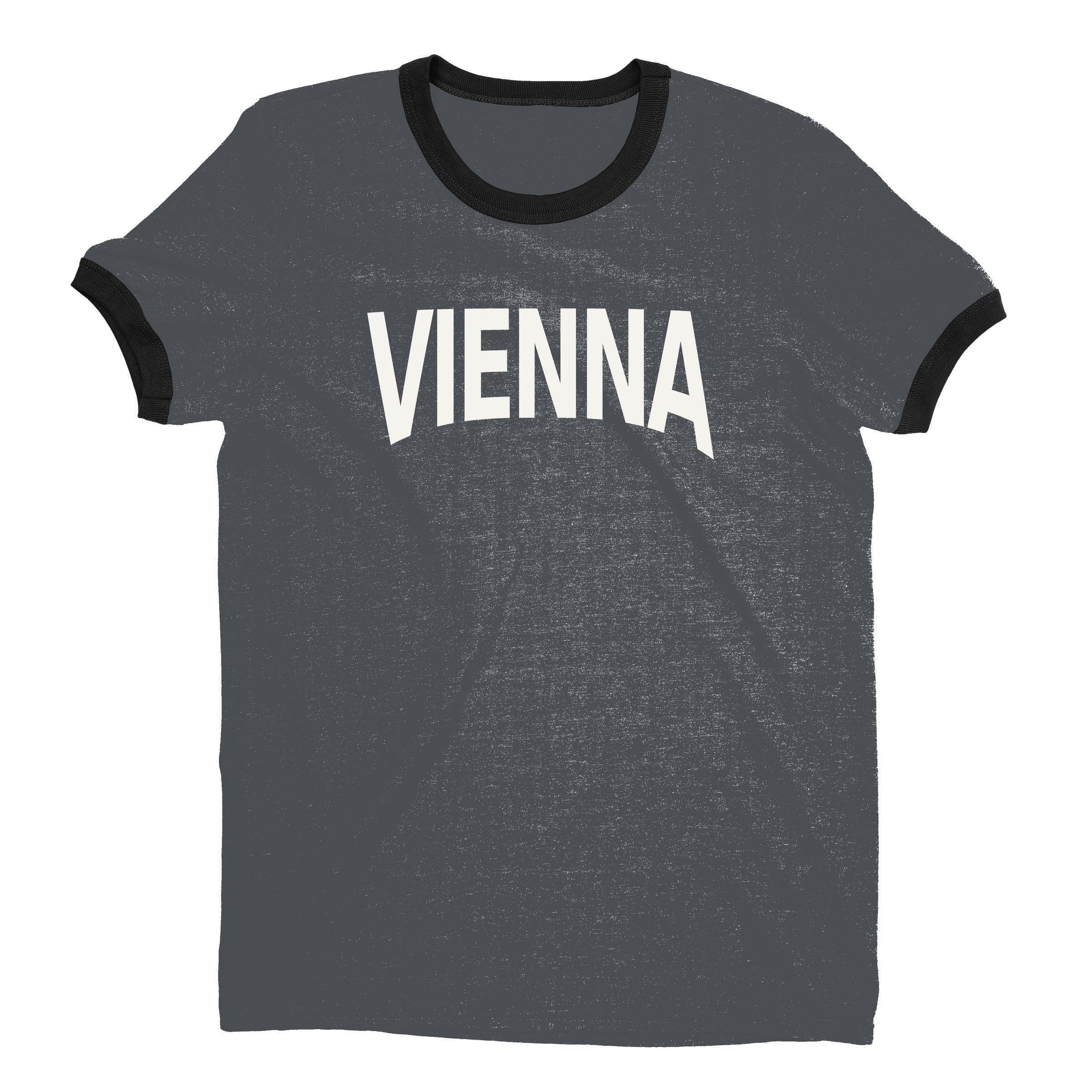 Vienna Ringer Tee — Dark Heather