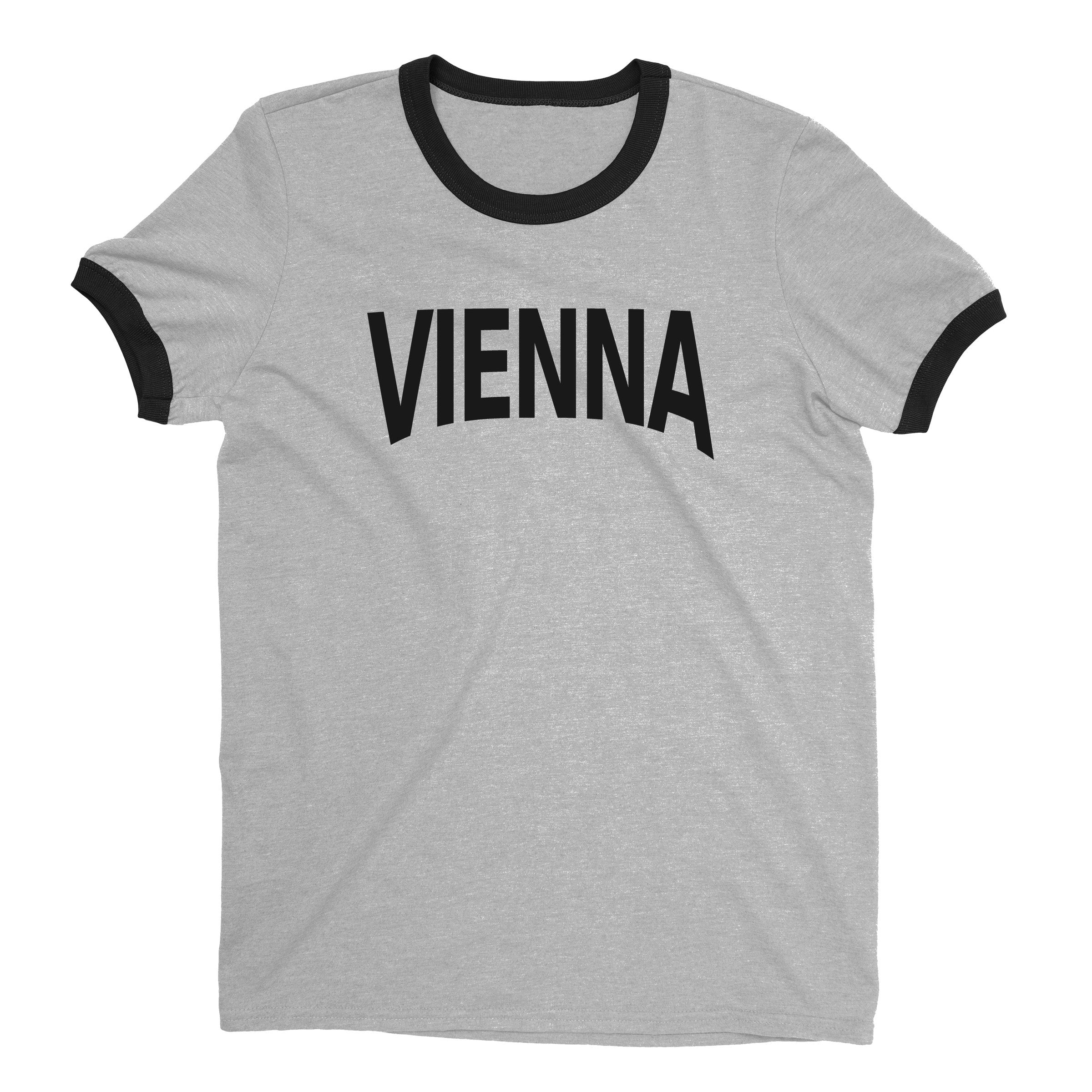 Vienna Ringer Tee — Heather Gray