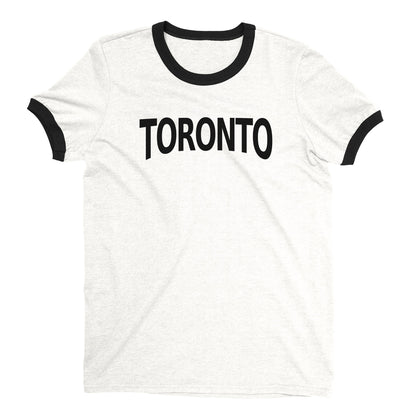 Toronto Ringer Tee — White