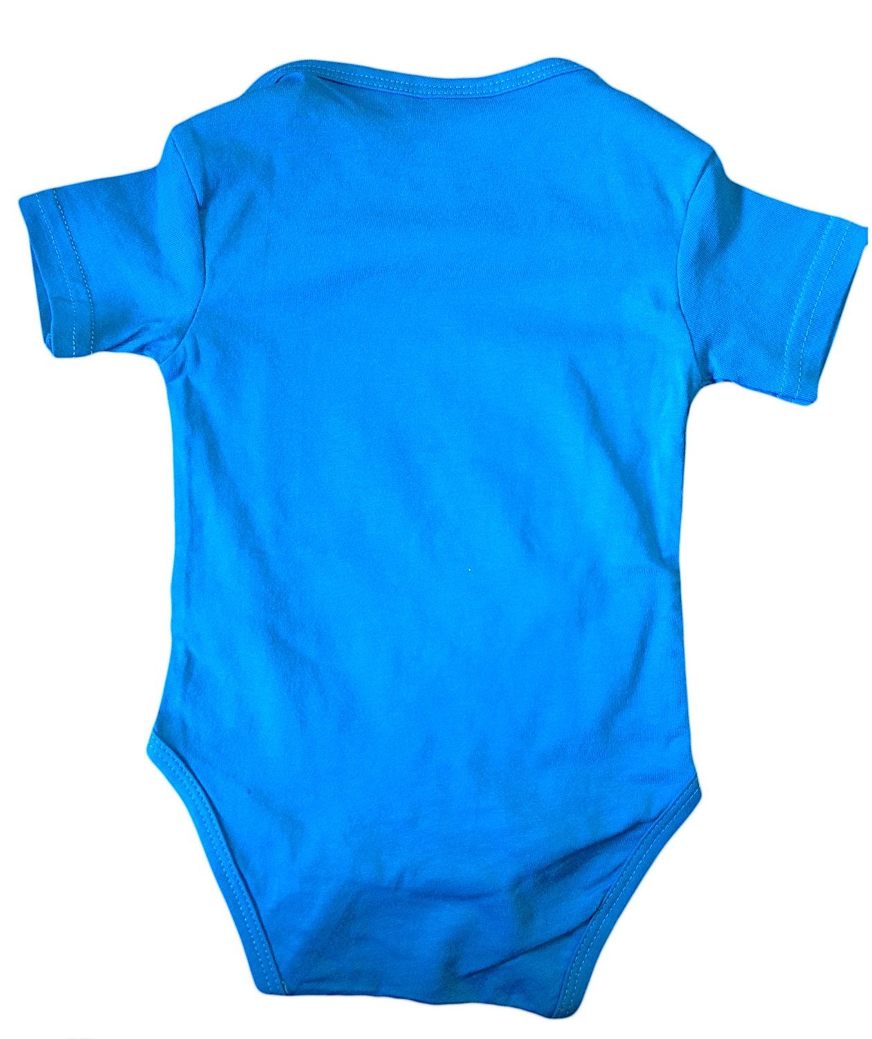 I Love NY New York Baby Infant Screen Printed Heart Bodysuit Turquoise