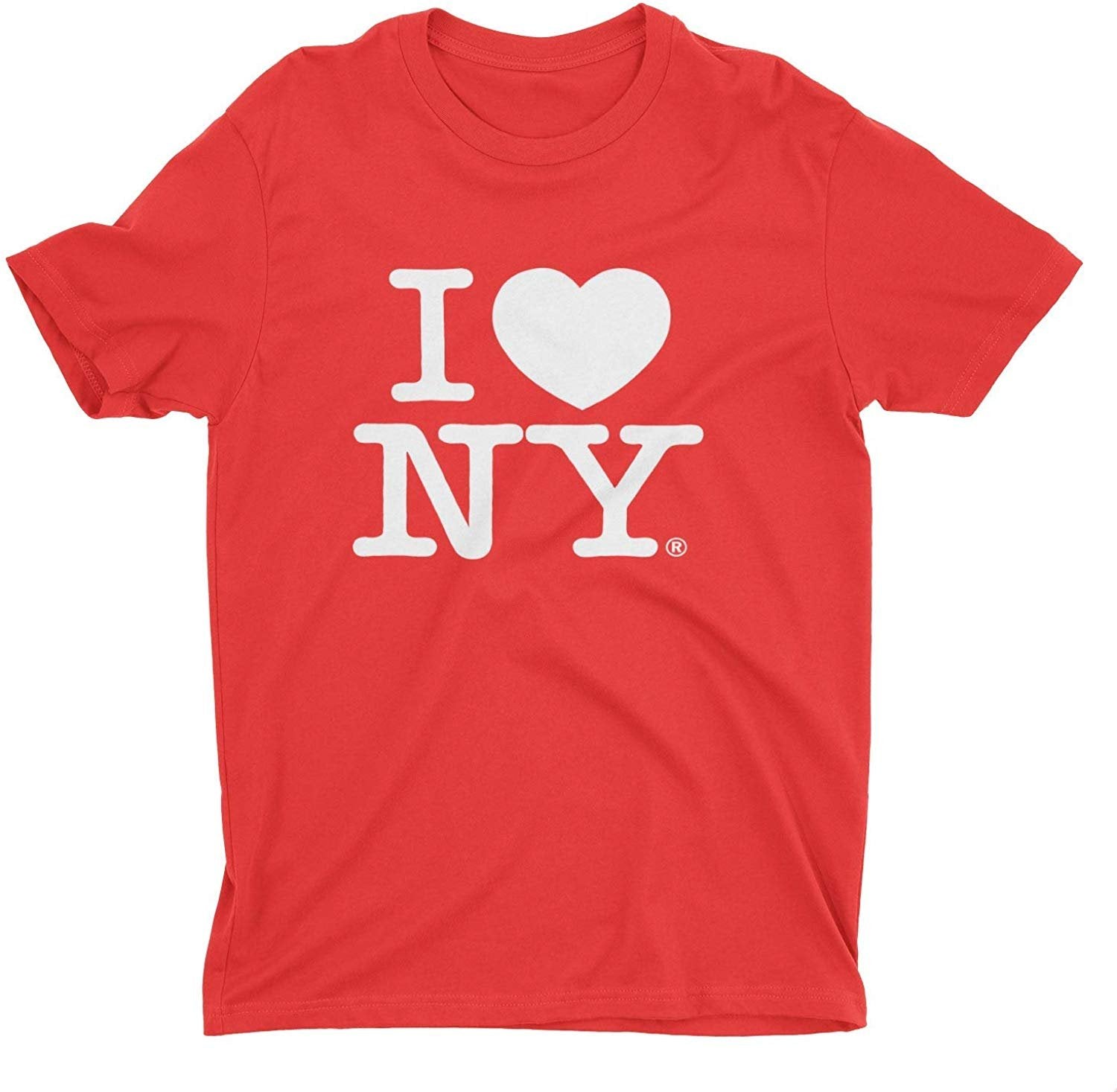 I Love NY Kids T-Shirt Officially Licensed Unisex Tee (Youth, Red)