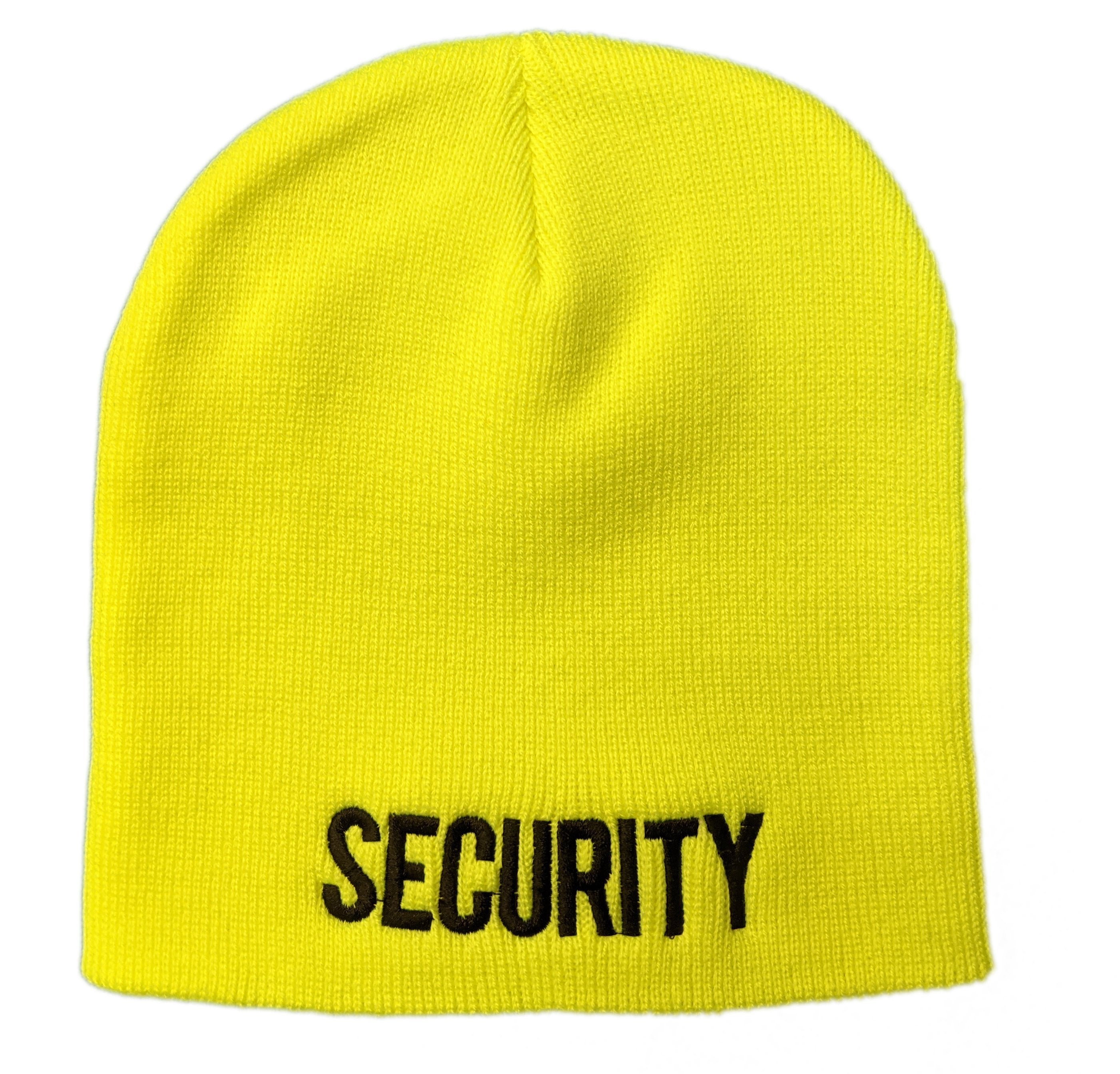 Men's Security Beanie (Safety Green)