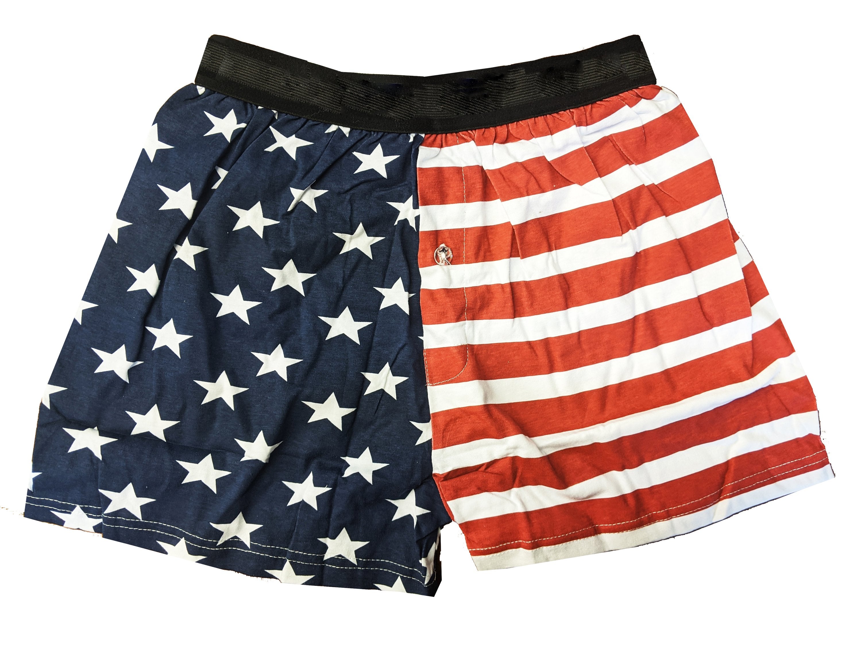 USA Flag Boxer Shorts Stars & Stripes American Adult Unisex