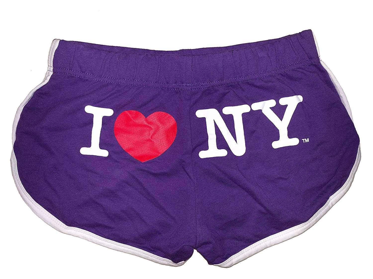 I Love NY Summer Shorts Ladies Purple