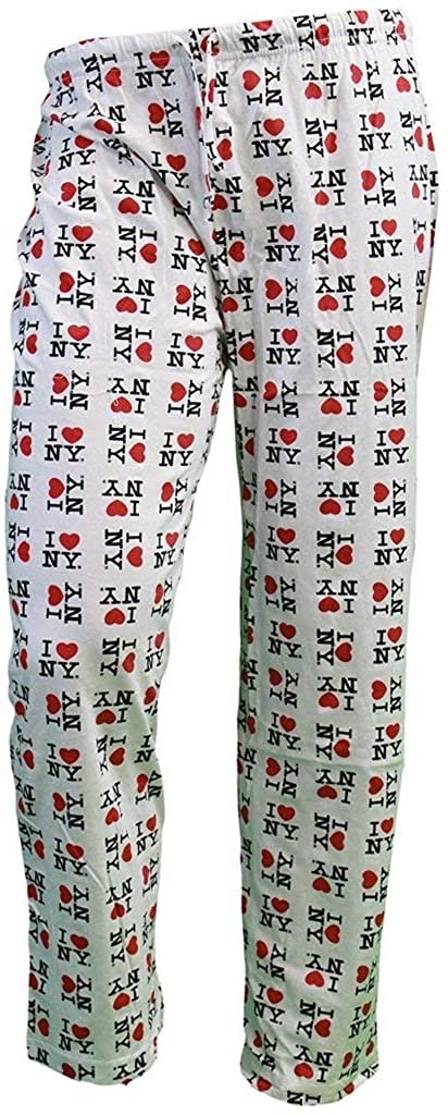 I Love NY Lounge Pants Pajama Bottoms New York Sleepwear