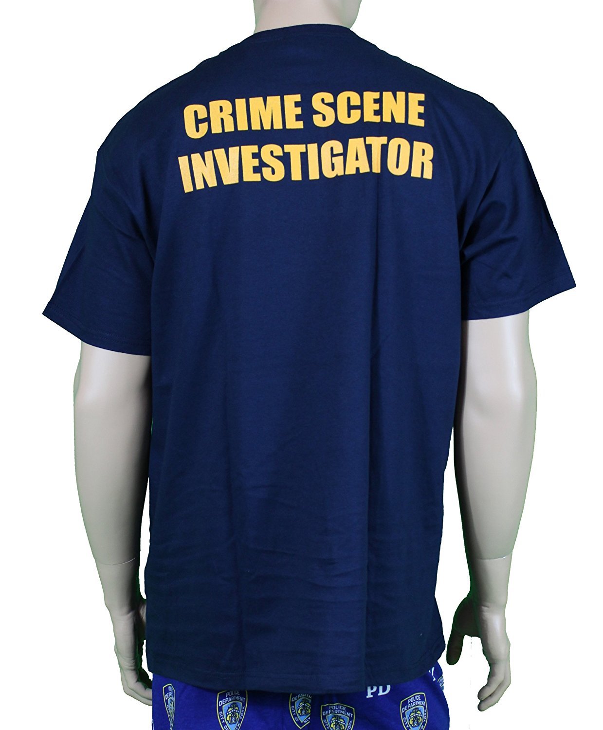 CSI New York Crime Scene Tee Investigation T-Shirt Navy