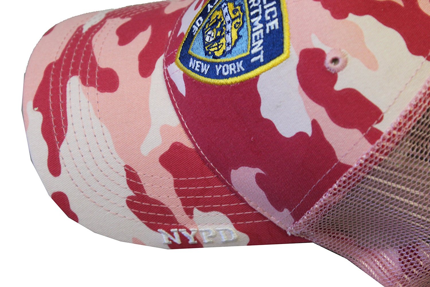NYPD Baseball Hat New York Police Department Pink & Camo One Size