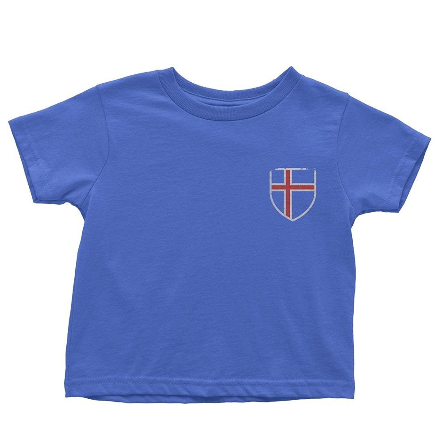 Iceland Flag Tee Blue Island Toddler Retro T-Shirt III