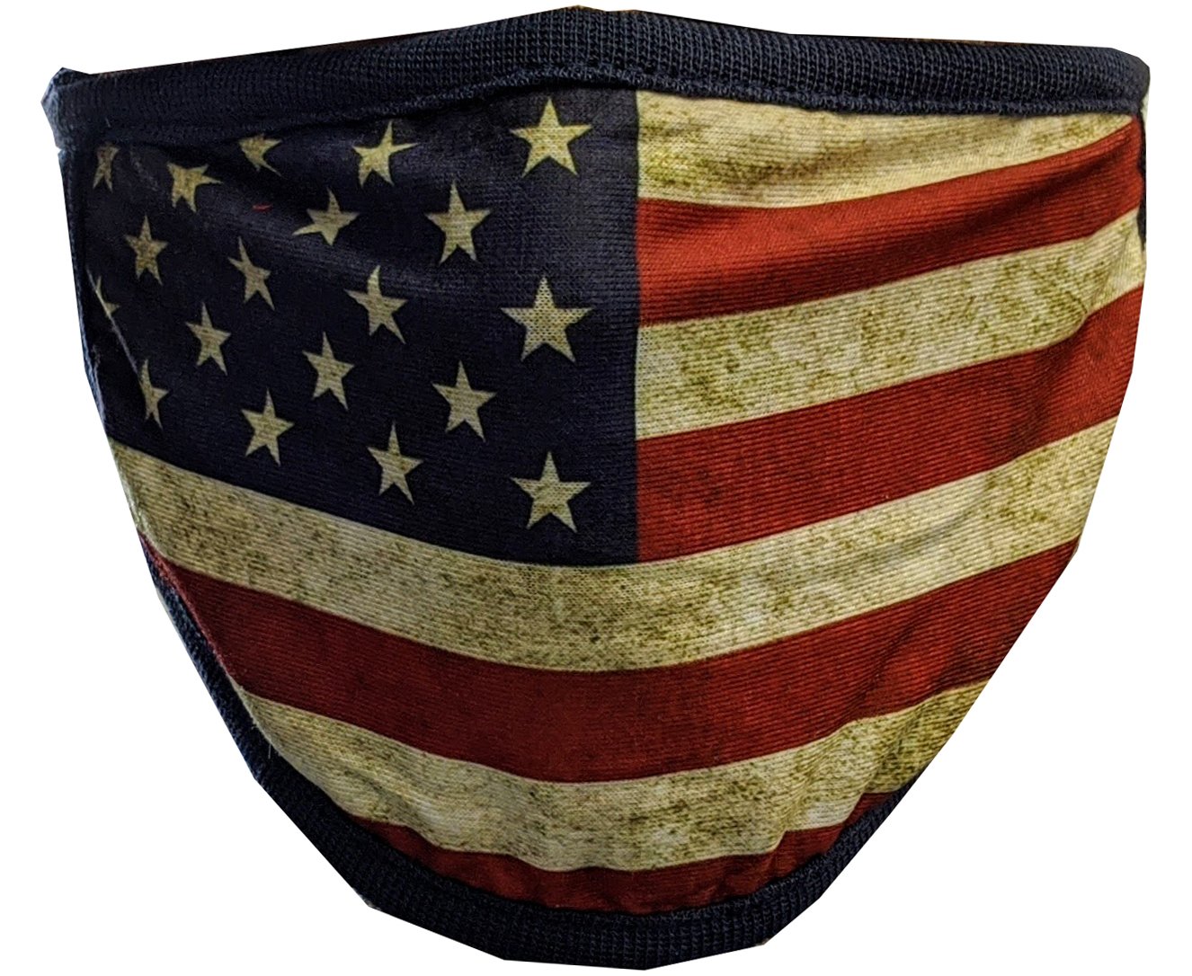 USA Distressed Flag Face Mask Adult Unisex Non Medical Cotton & Polyester