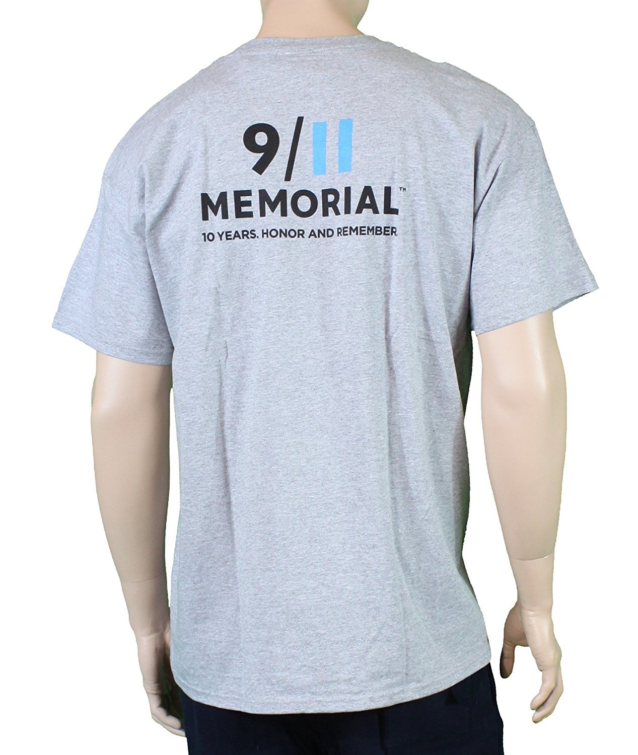 9/11 Official Licensed Memorial NYPD Short Sleeve T-Shirt Gray
