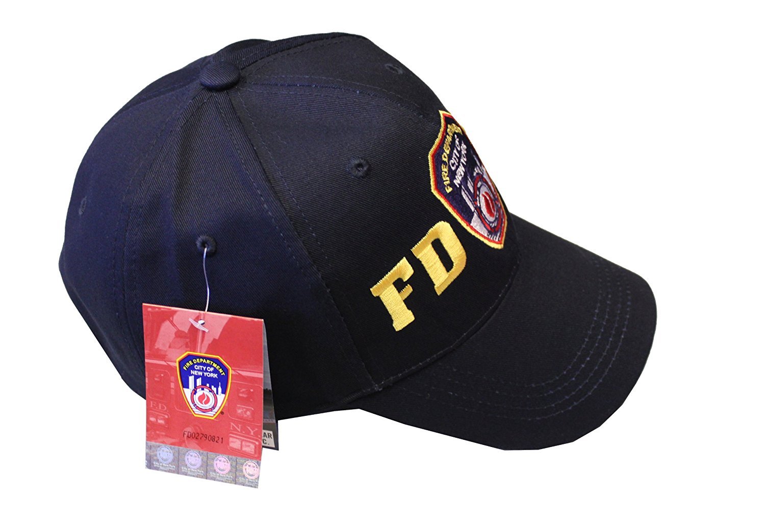 FDNY Baseball Hat Men's (Navy & Gold)