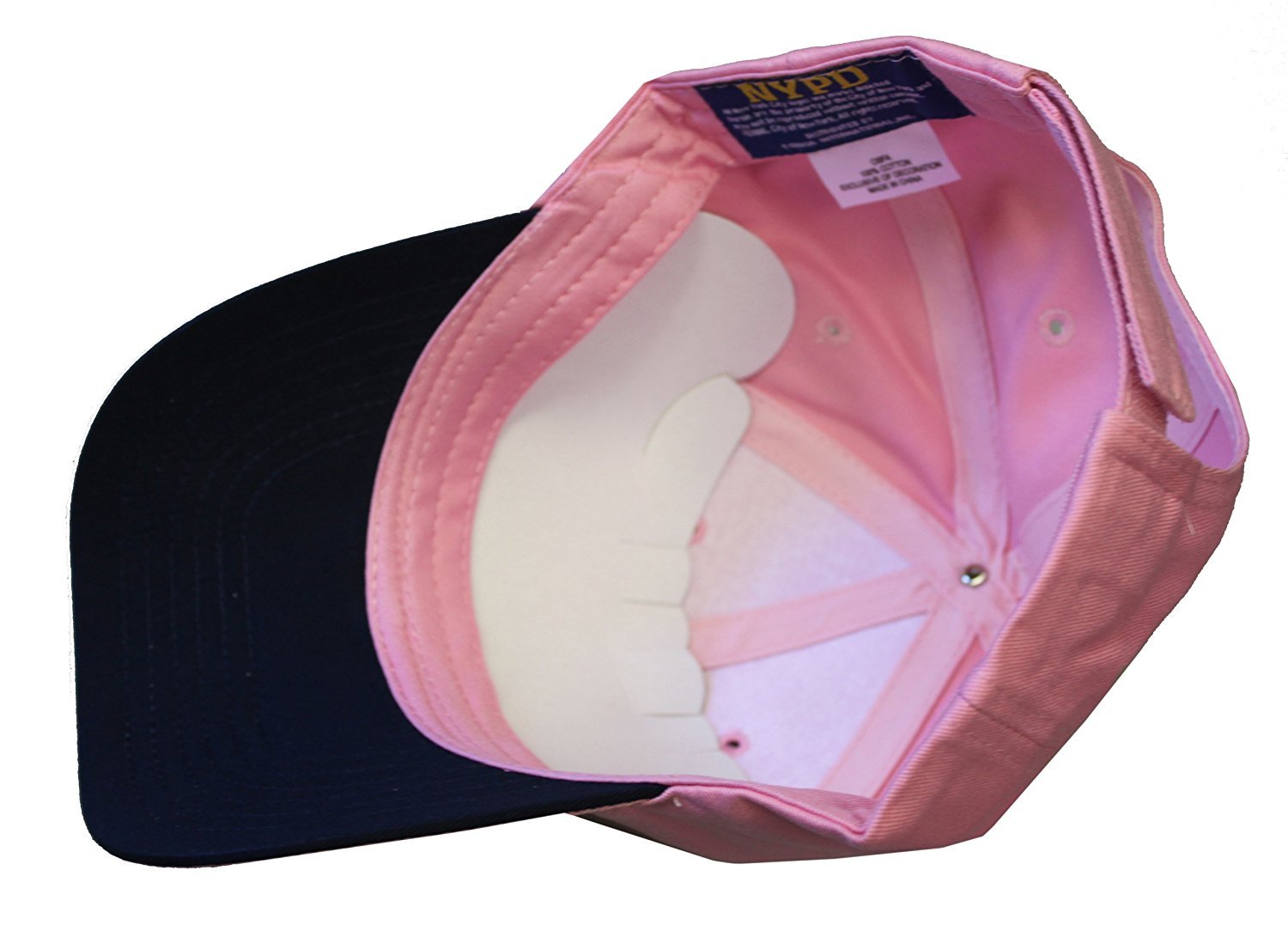 NYPD Baseball Hat New York Police Department Pink & Navy One Size