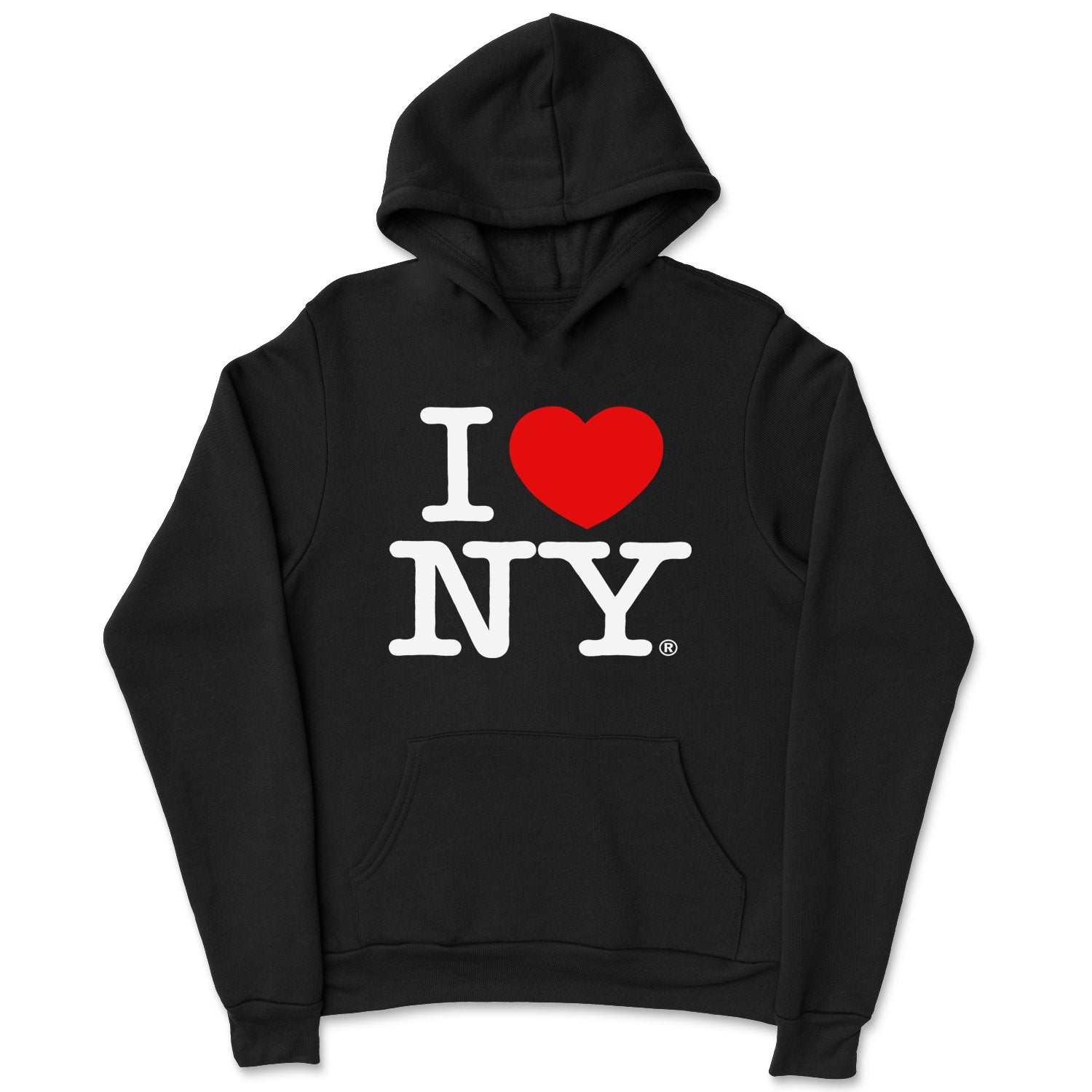I Love NY Kids Hoodie Sweatshirt Officially Licensed (Youth, Black)