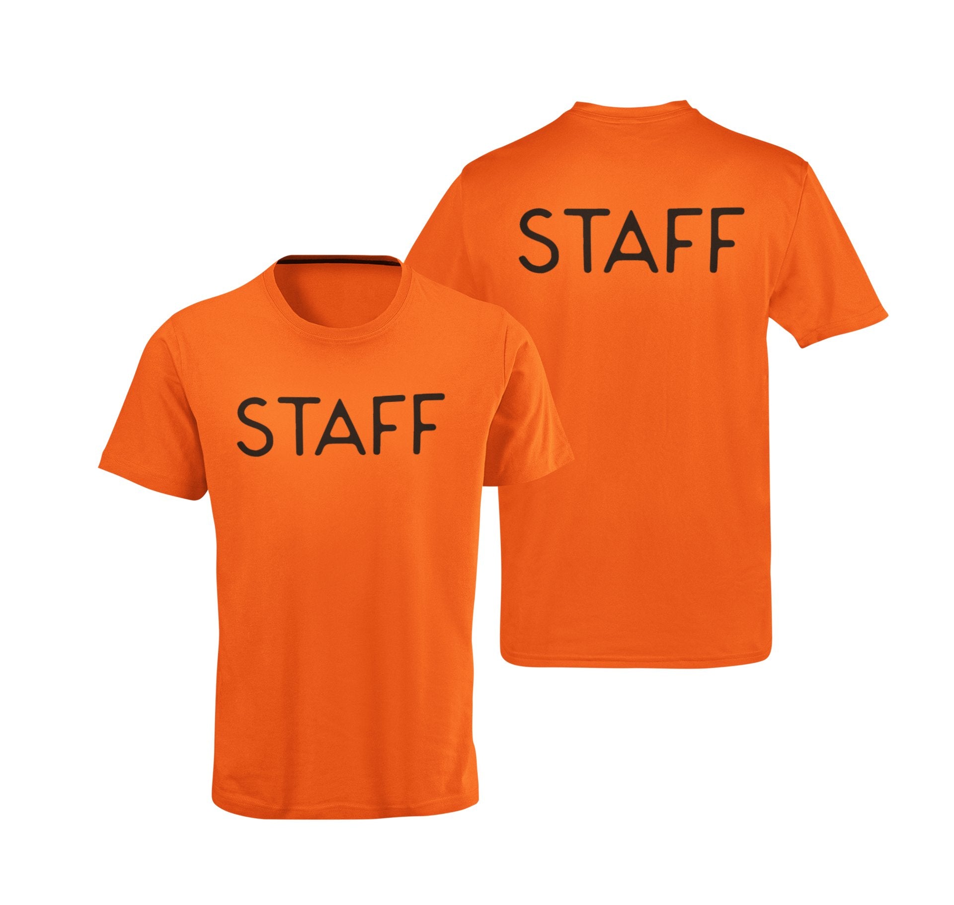 Mitarbeiter-T-Shirt Siebbedrucktes T-Shirt Bedrucktes Mitarbeiter-Event-Shirt auf Vorder- und Rückseite