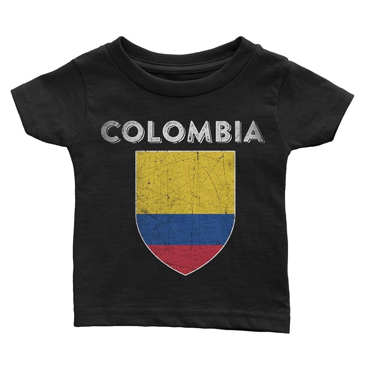 Colombia Flag Tee T-Shirt Infant Baby Shirt Boys II