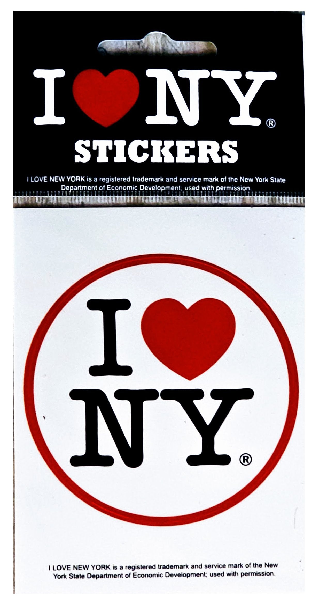 I Love NY Sticker Auto Windshield Bumper Decal