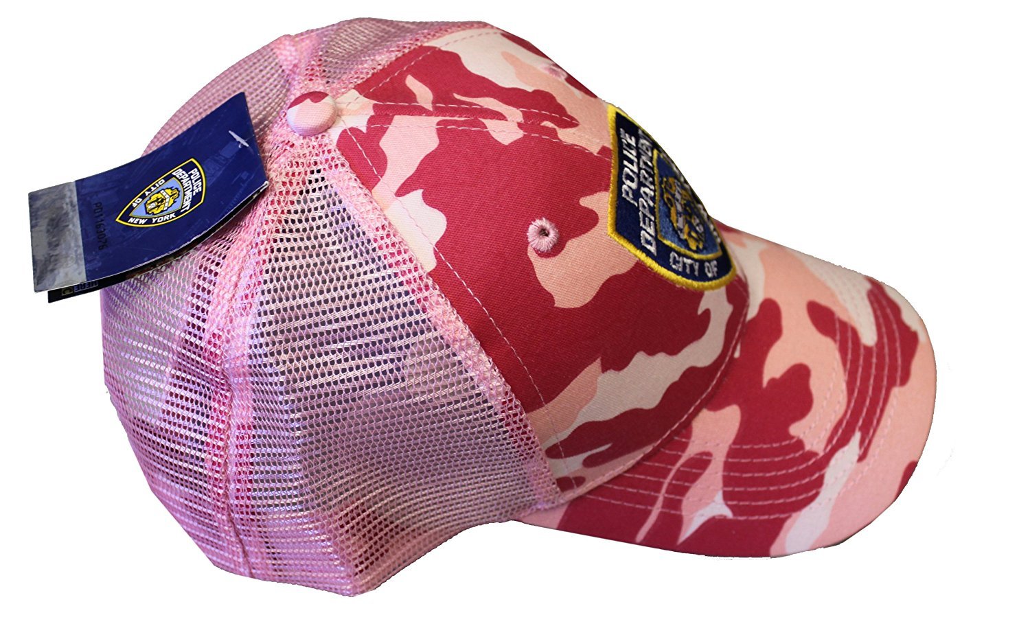 NYPD Baseball Hat New York Police Department Pink & Camo One Size