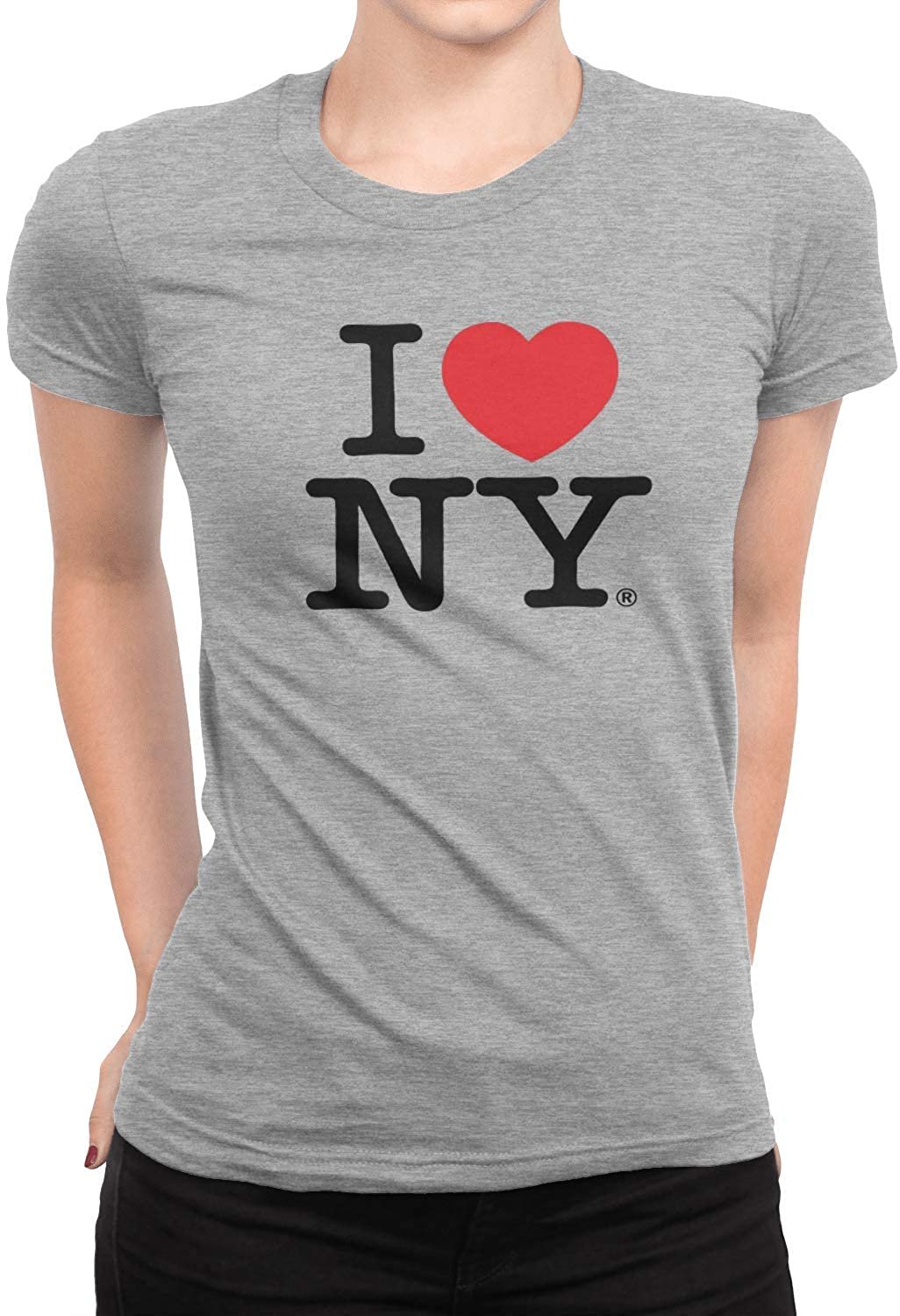 I Love NY T-Shirt Femme Tee Vert