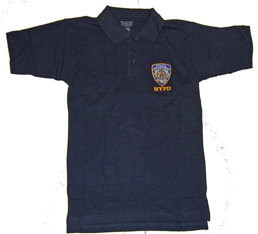 NYPD Polo Shirt - Navy with Official Badge