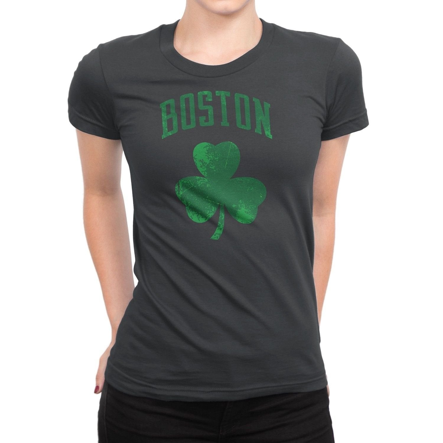 Boston Irish Shamrock St. Patrick's Day Women's T-Shirt