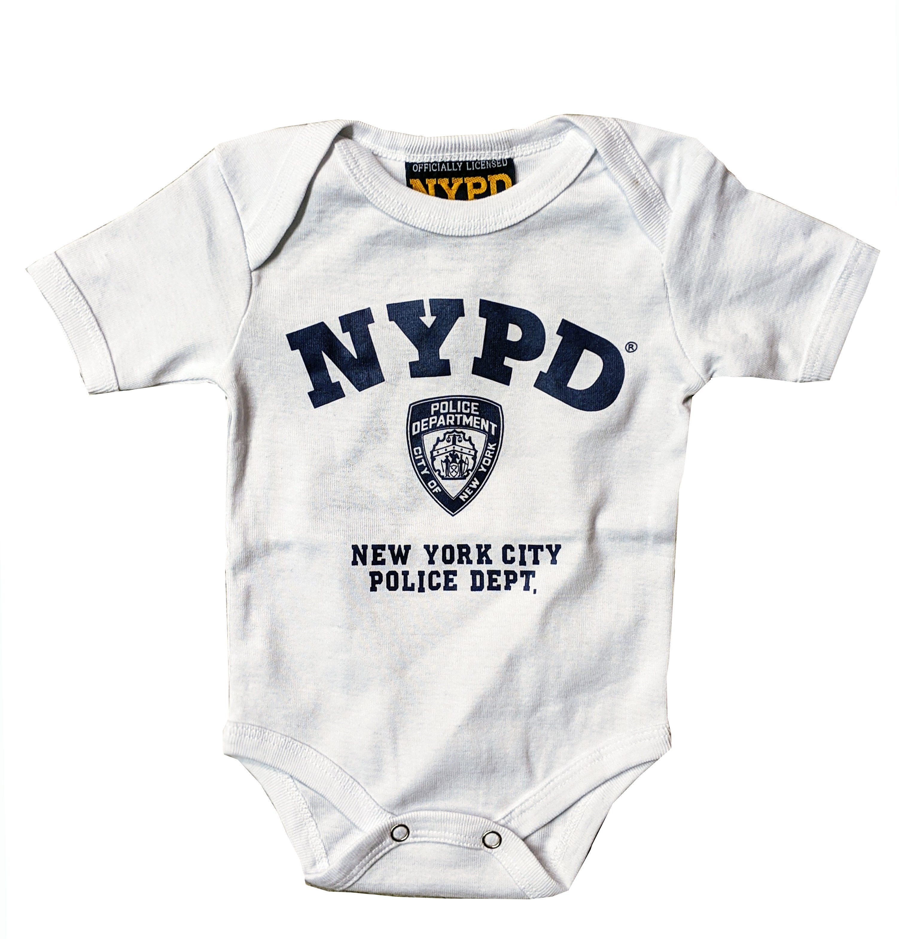 NYPD Baby Bodysuit Official Product Boys Snapsuit