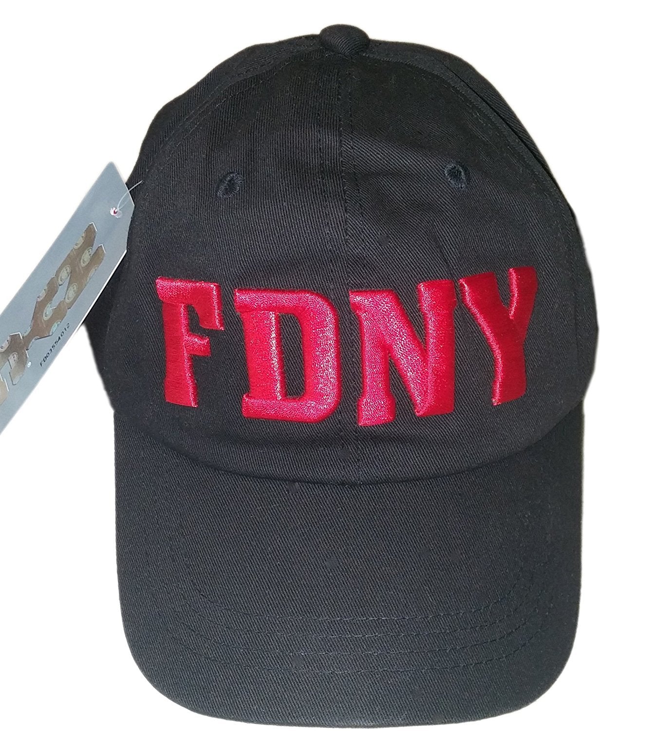 FDNY Baseball Hat Black Red 3d Embroidered Letters