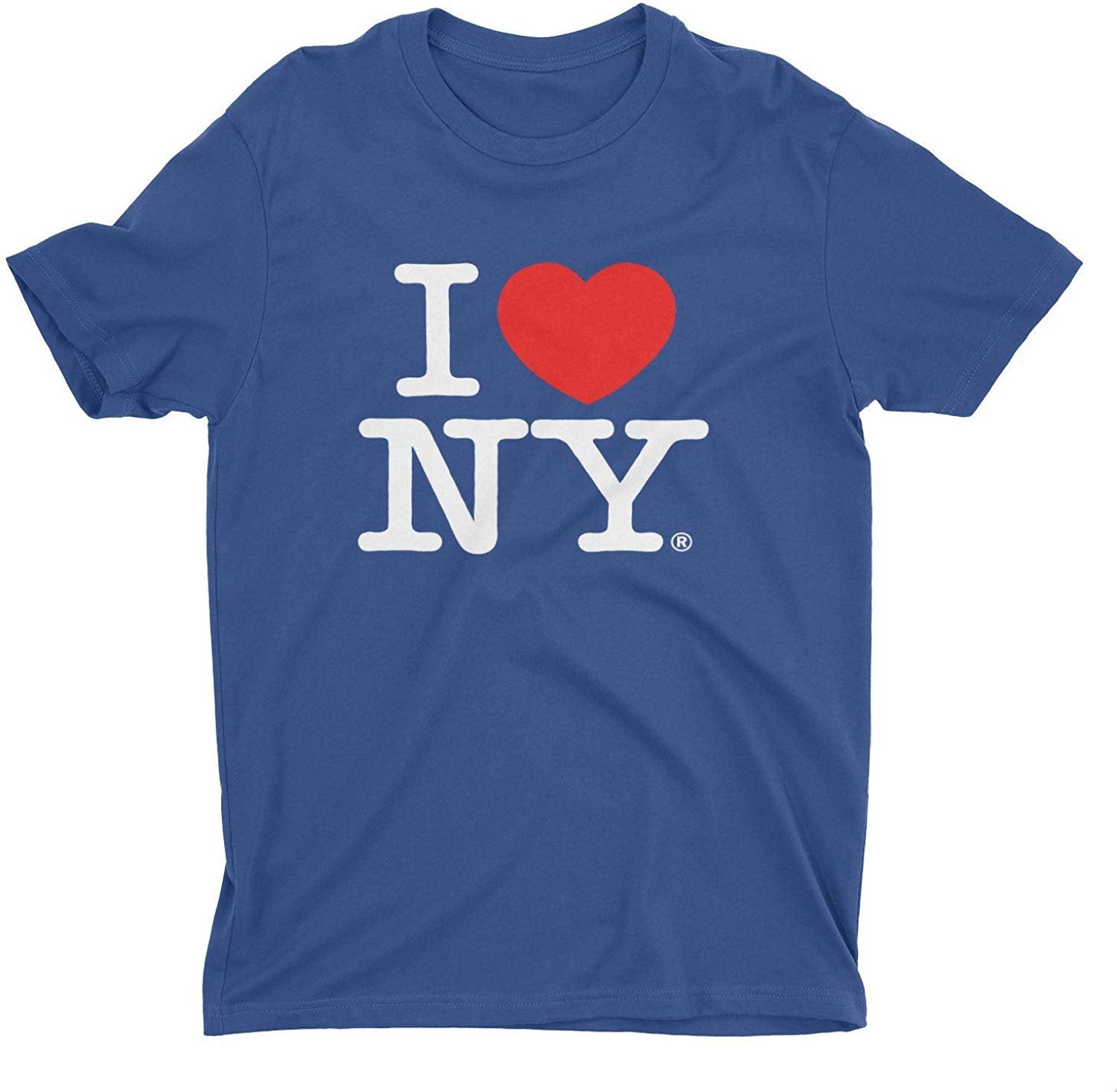 I Love NY Kids T-Shirt Officially Licensed Unisex Tees (Youth, Navy Blue)