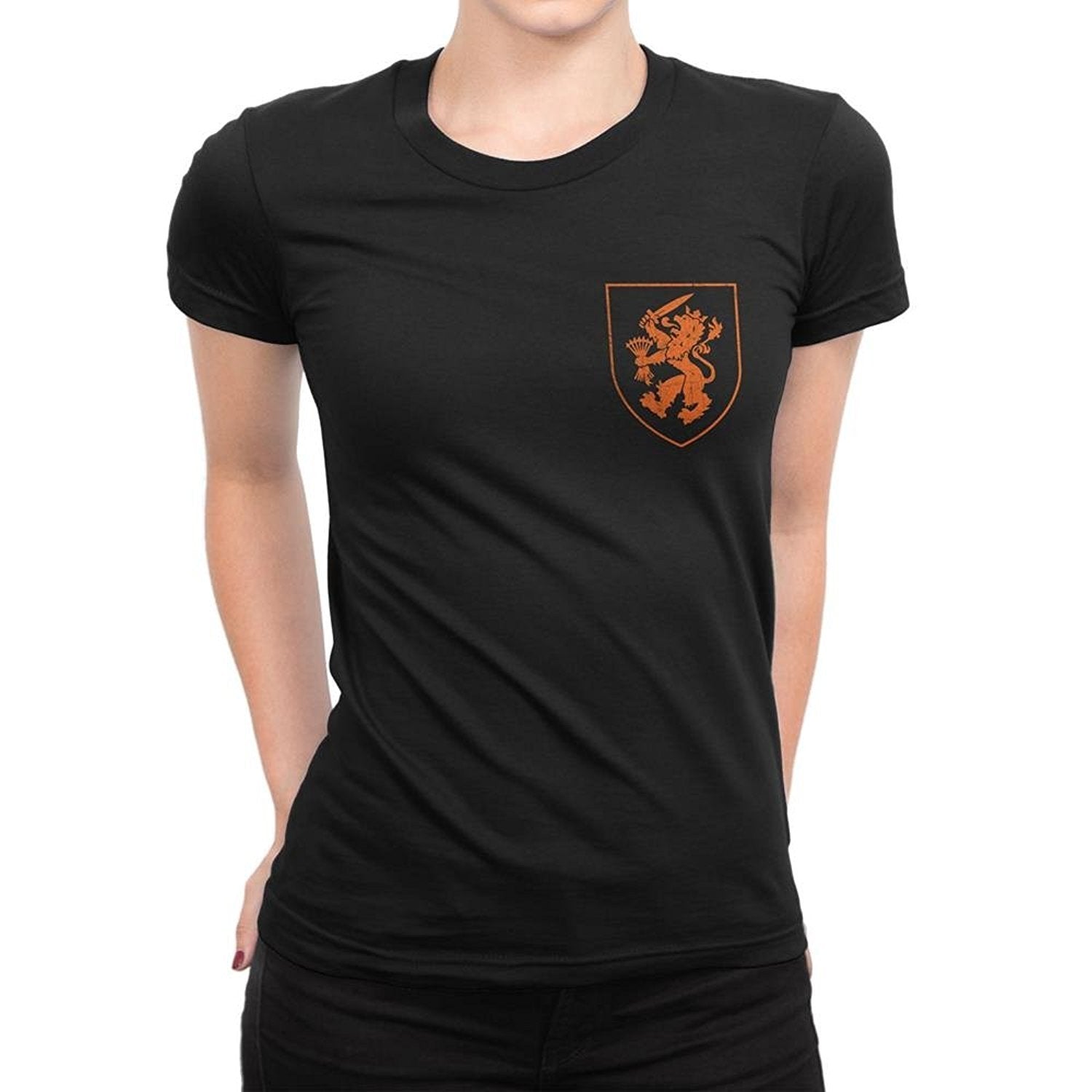 Netherlands Dutch Soccer Jersey Ladies Tee Lions Womens Shirt