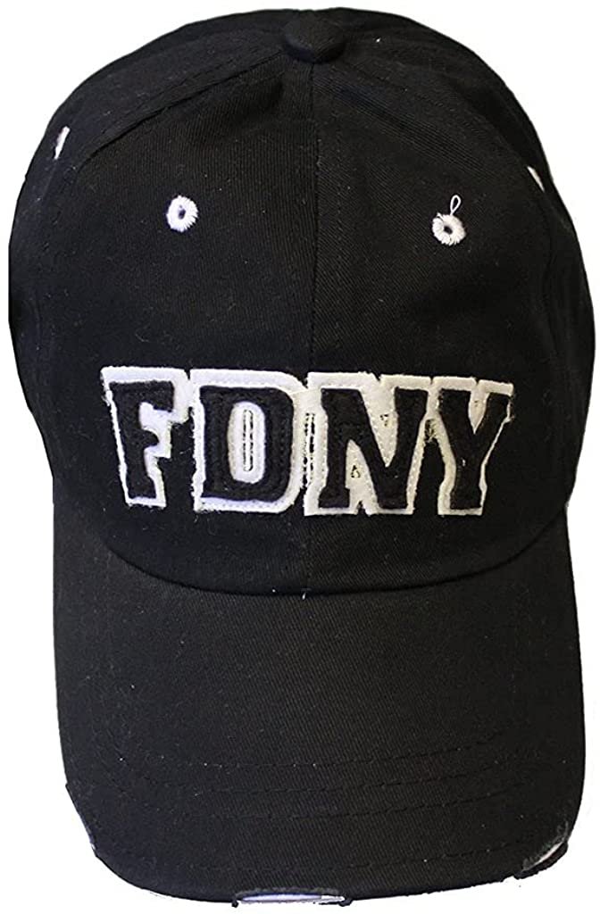FDNY Men's Baseball Hat Officially Licensed Caps Fire Dept New York City
