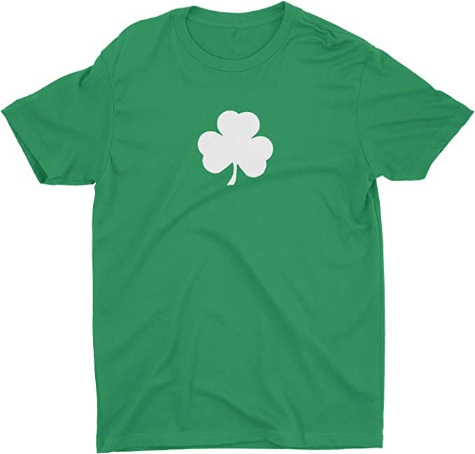 T-shirt pour enfants Shamrock (petit design uni, vert irlandais)