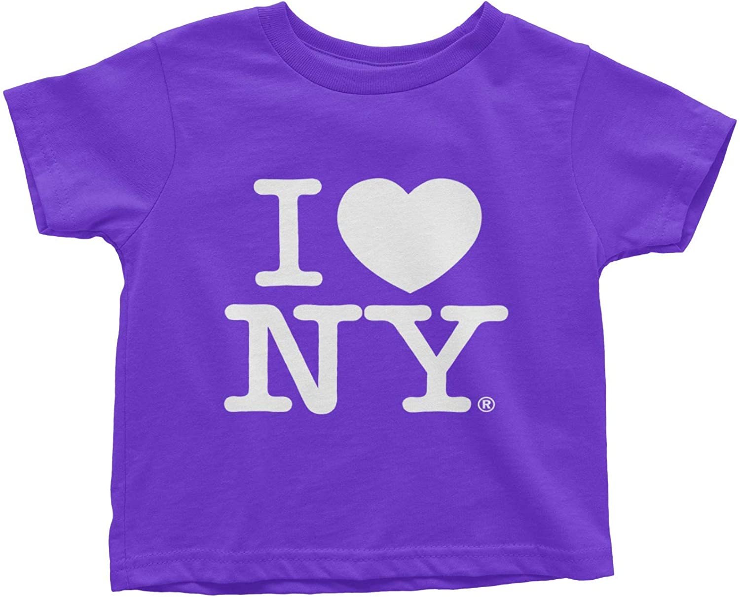 I Love NY Baby Tee Purple