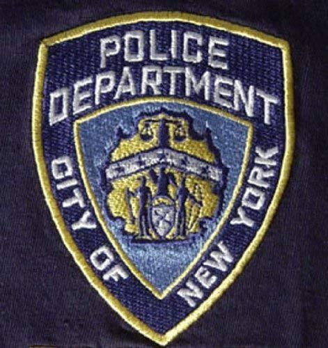 NYPD Zippered Hoodie Sweat Homme Bleu Marine Officiel