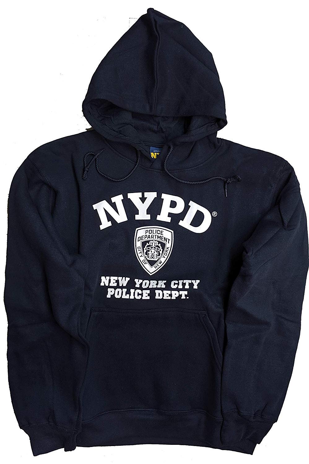 Sweat à capuche NYPD pour homme sous licence officielle