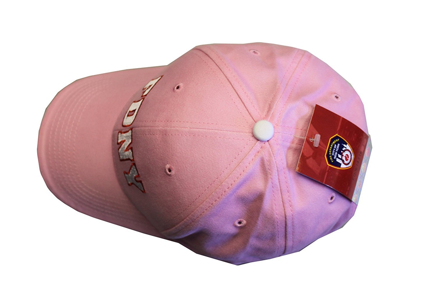 FDNY Baseball Hat Fire Department Of New York City Pink & White One Size
