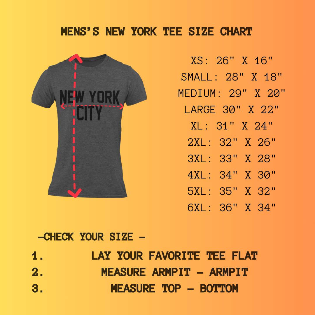 Men's New York City T-Shirt Screen-Printed Dark Heather Charcoal Tee